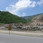 Sinop Yolu'ndaki Çökmeler